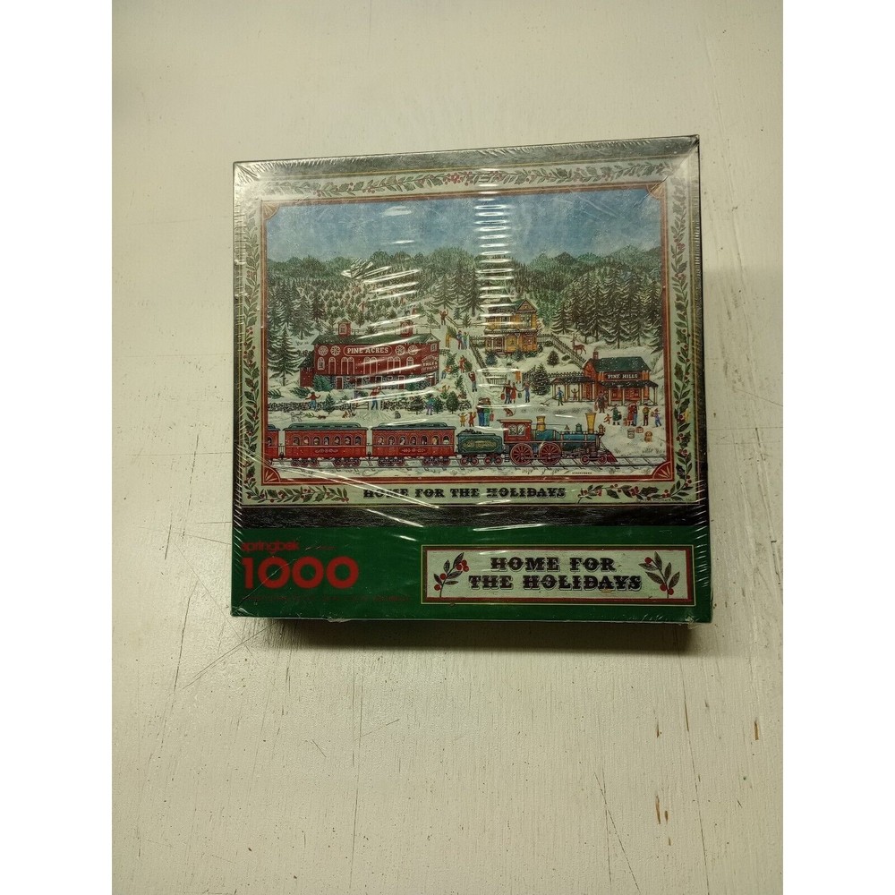 SPRINGBOK HOME FOR THE HOLIDAYS 1000 PC PUZZLE NEW SEALED XZL6300
